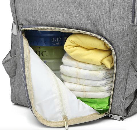 Bolsa Mochila Maternidade LeQueen – Praticidade, Estilo e Conexão USB para o Dia a Dia com o Bebê