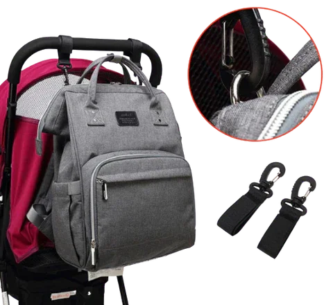 Bolsa Mochila Maternidade LeQueen – Praticidade, Estilo e Conexão USB para o Dia a Dia com o Bebê