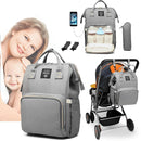 Bolsa Mochila Maternidade LeQueen – Praticidade, Estilo e Conexão USB para o Dia a Dia com o Bebê