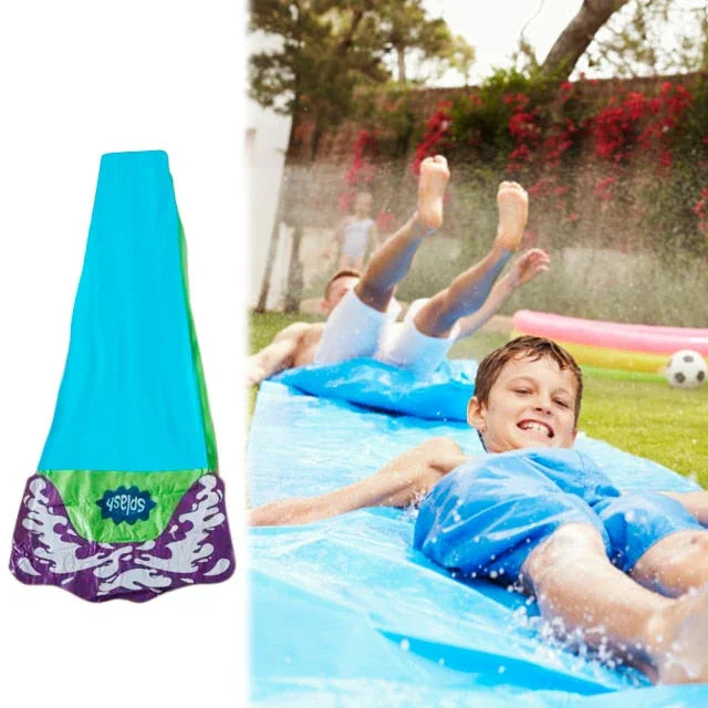 Escorregador com Jato de Água – Diversão Refrescante para os Dias de Calor!