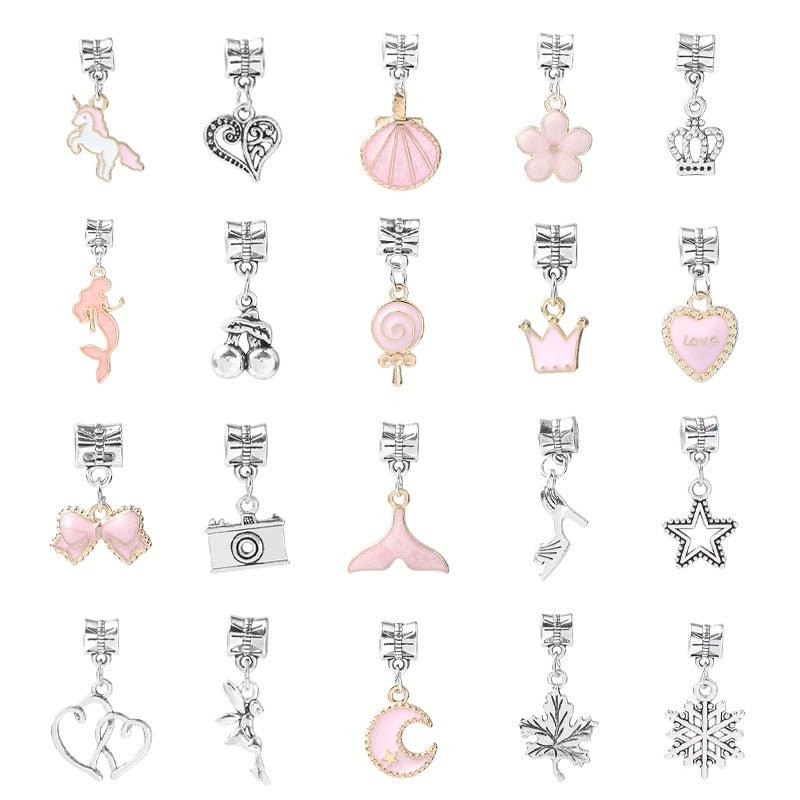 Kit de Montar Pulseiras Femininas – 63 Peças para Criar, Brilhar e Personalizar!