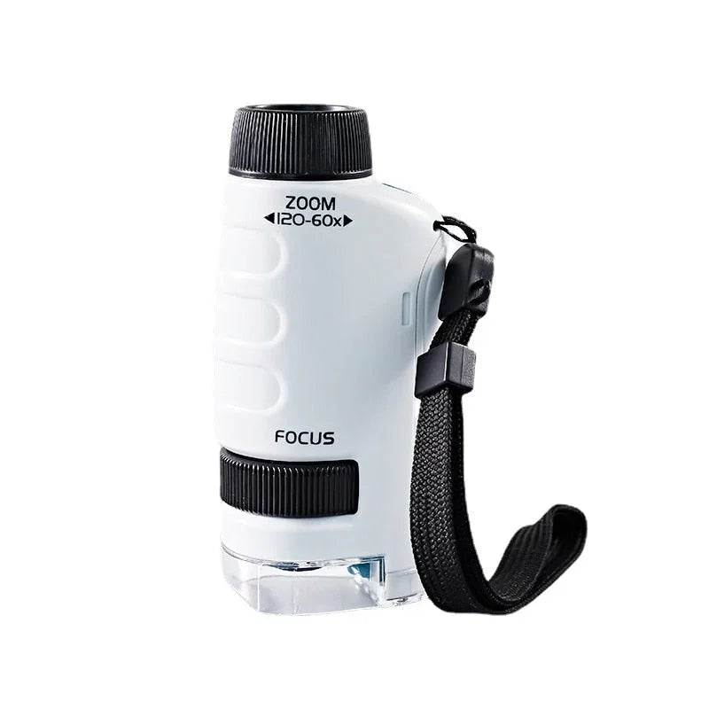 Microscópio Portátil Infantil – Explore o Mundo Minúsculo com as Mãos!