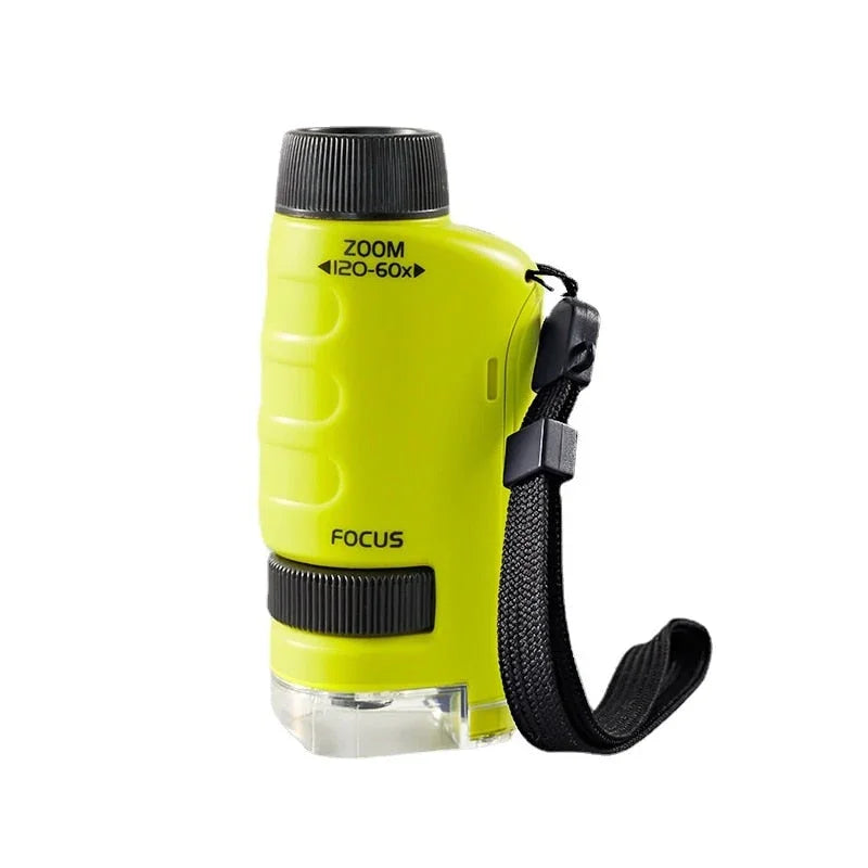 Microscópio Portátil Infantil – Explore o Mundo Minúsculo com as Mãos!