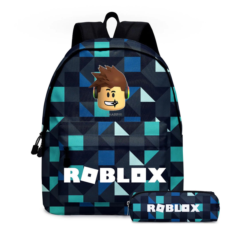 Mochila Infantil Roblox + Estojo