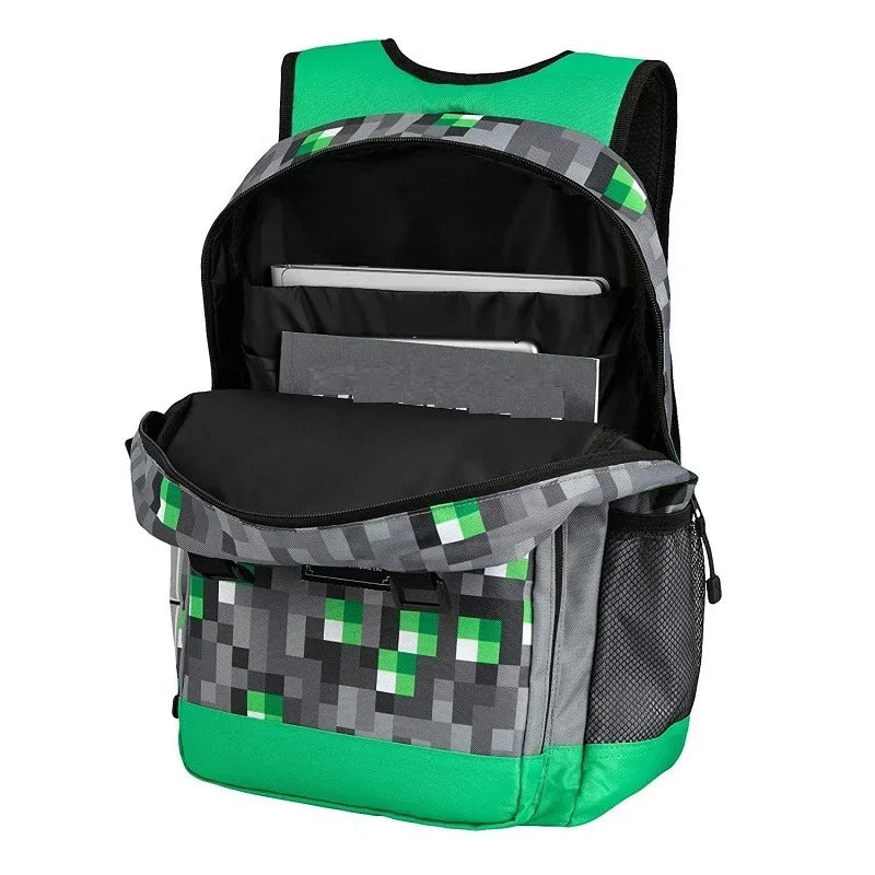Mochila Escolar Infantil Minecraft