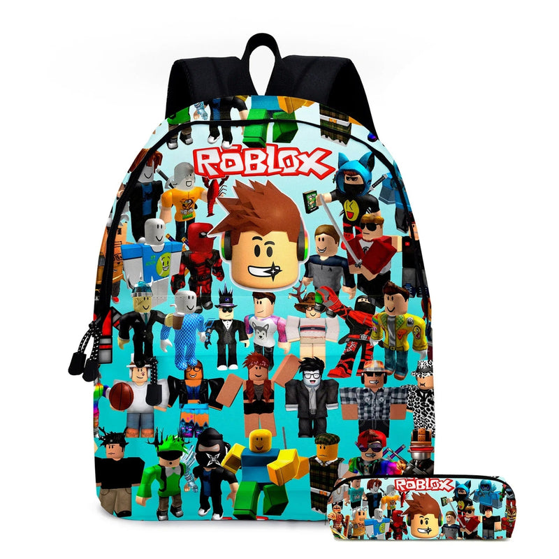 Mochila Infantil Roblox + Estojo