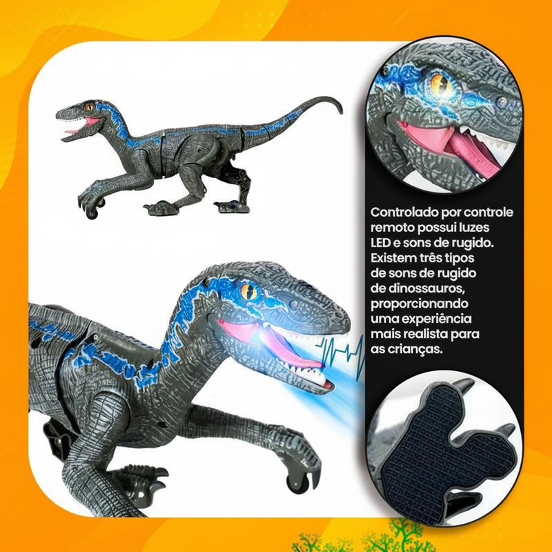 Dinossauro Raptor – Controle Remoto