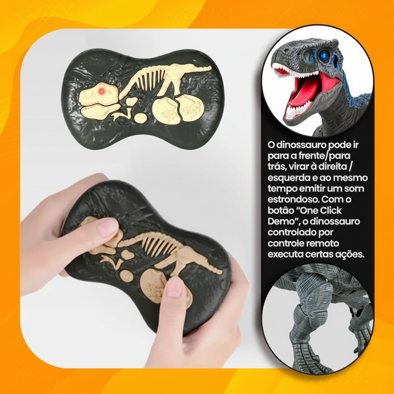 Dinossauro Raptor – Controle Remoto