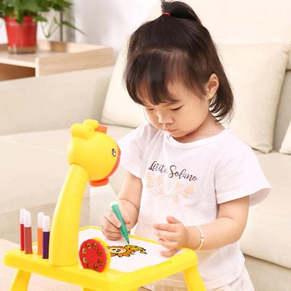 Mesa Mágica – Projetor LED para Desenhos com Diversão Iluminada!